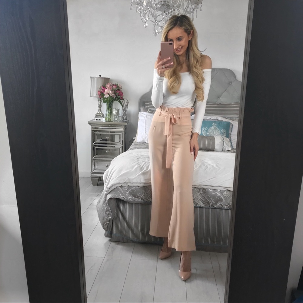 LAST ONE!!! High Waist Wide Leg Pants - Picture 5 of 8